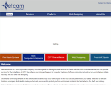 Tablet Screenshot of netcamsolution.com